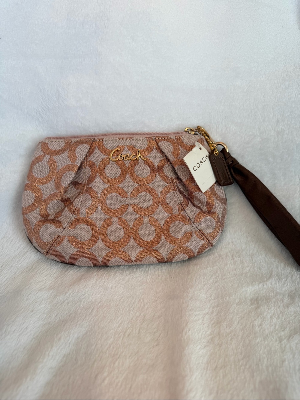 Coach Y2K Parker Op Art Wristlet